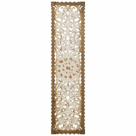 Wanddecoratie Alexandra House Living Wit Hout MDF 2 x 108 x 27 cm