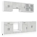 Ensemble d'armoires de cuisine 8 pcs Kalmar bois d'ingénierie