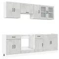 Ensemble d'armoires de cuisine 8 pcs Kalmar bois d'ingénierie