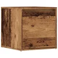  Tiroir boîte vieux bois 40,5x40x40 cm bois d'ingénierie