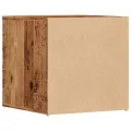  Tiroir boîte vieux bois 40,5x40x40 cm bois d'ingénierie