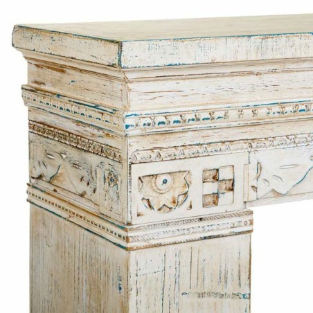 Fireplace Alexandra House Living White Fir wood MDF Wood 30 x 110 x 10