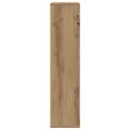 Bibliothèque chêne artisanal 89x24x101,5 cm bois d'ingénierie