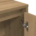 Bibliothèque chêne artisanal 89x24x101,5 cm bois d'ingénierie