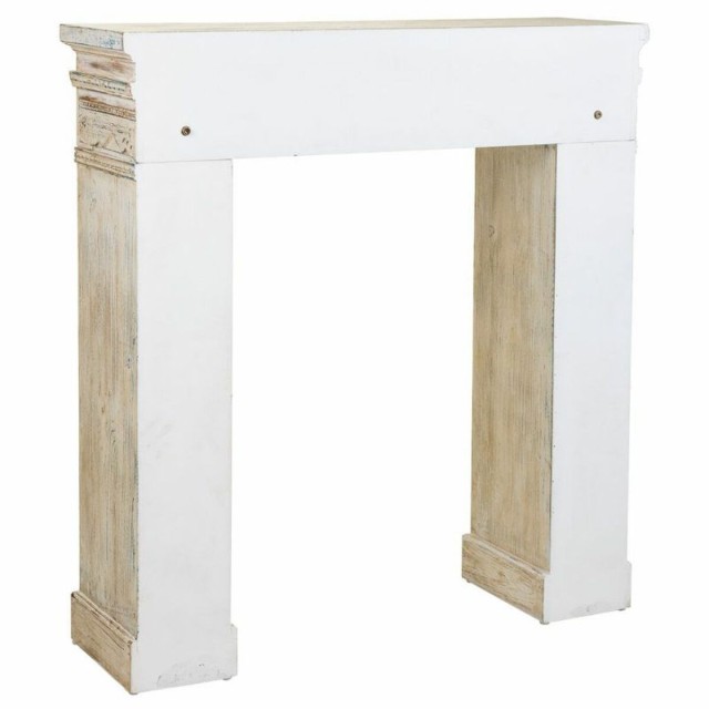 Cornici camini Alexandra House Living Bianco Legno di abete Legno MDF