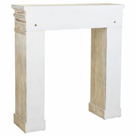 Fireplace Alexandra House Living White Fir wood MDF Wood 30 x 110 x 10