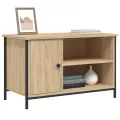 Meuble TV Chêne sonoma 80x40x50 cm Bois d'ingénierie