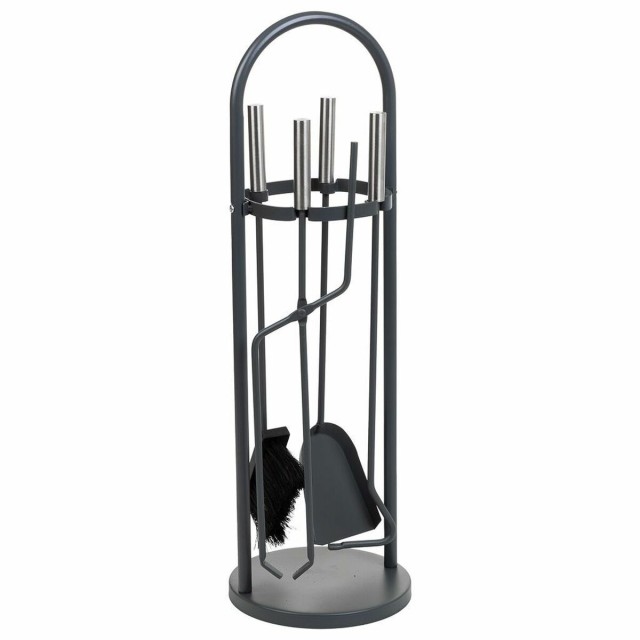 Utensilios para Chimenea Alexandra House Living Negro Hierro 22 x 68 x