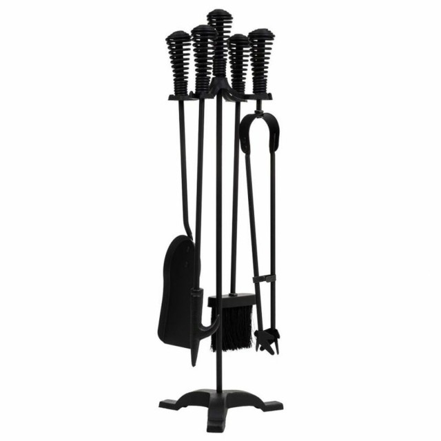 Utensilios para Chimenea Alexandra House Living Negro Hierro 19 x 65 x