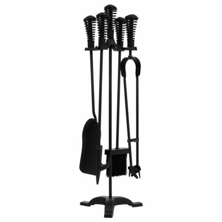 Utensilios para Chimenea Alexandra House Living Negro Hierro 19 x 65 x