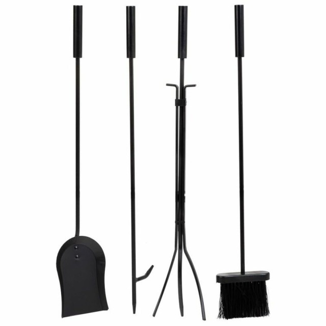 Utensilios para Chimenea Alexandra House Living Negro Hierro 27 x 75 x