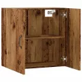 Armoire murale vieux bois 60x31x60 cm bois d'ingénierie