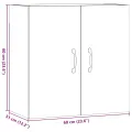 Armoire murale vieux bois 60x31x60 cm bois d'ingénierie