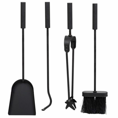 Fireplace Utensils Alexandra House Living Black Iron 22 x 48 x 22 cm
