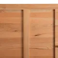 Table à manger avec bord naturel 280x100x74cm bois massif chêne