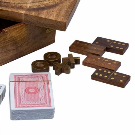 Set of traditional games Alexandra House Living Brown 23 x 5 x 23 cm 5
