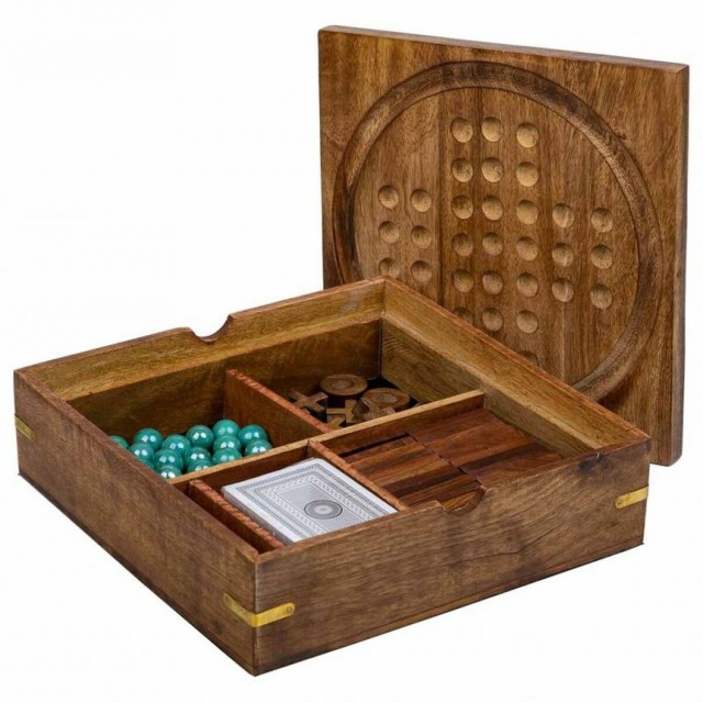 Set de juegos tradicionales Alexandra House Living Marrón 23 x 5 x 23
