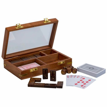 Set de jeux traditionnels Alexandra House Living Marron 12 x 5 x 15 cm