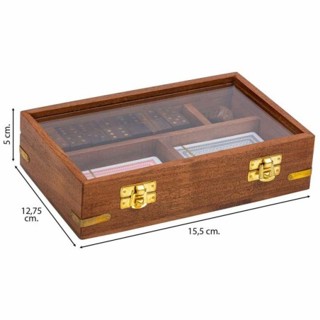 Set de jeux traditionnels Alexandra House Living Marron 12 x 5 x 15 cm