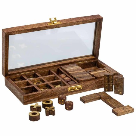 Set de juegos tradicionales Alexandra House Living Marrón 13 x 4 x 28