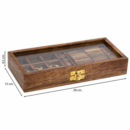Set of traditional games Alexandra House Living Brown 13 x 4 x 28 cm 3