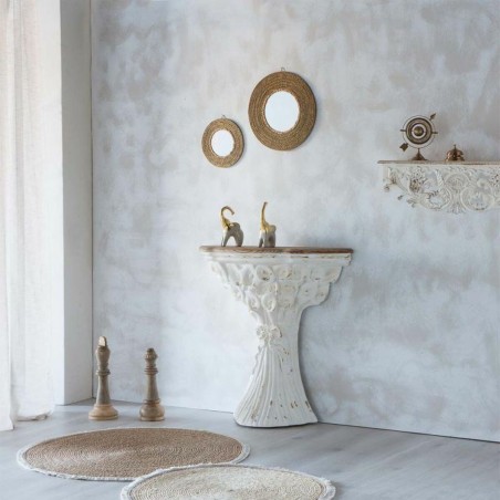 Decoratieve figuren Alexandra House Living Bruin Schaakspel 14 x 36 x