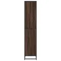 Bibliothèque chêne marron 80,5x35x170,5 cm bois d'ingénierie