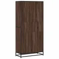 Bibliothèque chêne marron 80,5x35x170,5 cm bois d'ingénierie