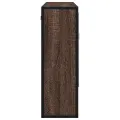 Armoire à miroir de salle de bain chêne marron bois ingénierie
