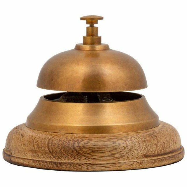 Sonnette Alexandra House Living Marron 12 x 10 x 12 cm