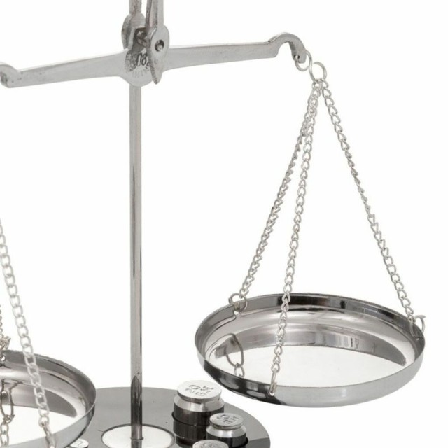 Statua Decorativa Alexandra House Living Bilancia 7 x 20 x 7 cm