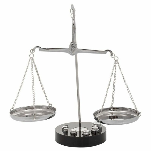 Decoratieve figuren Alexandra House Living Weegschaal 7 x 20 x 7 cm