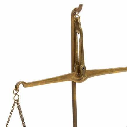 Statua Decorativa Alexandra House Living Marrone Bilancia 12 x 25 x 12 2