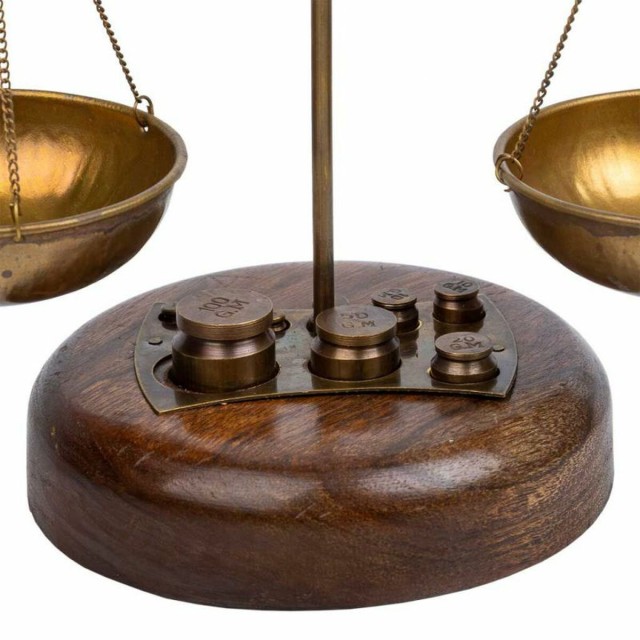 Figurine Décorative Alexandra House Living Marron Balance 12 x 25 x 1