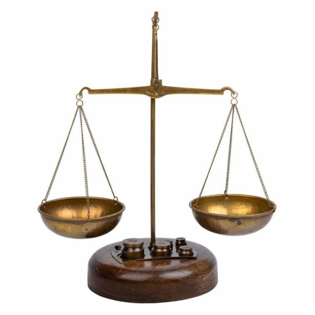 Decorative Figure Alexandra House Living Brown Scales 12 x 25 x 12 cm