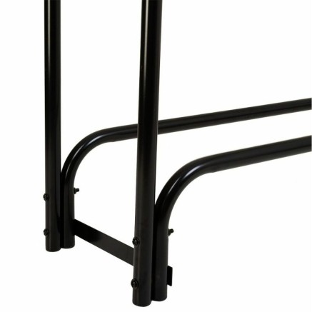 Log Stand Alexandra House Living Black Iron 34 x 124 x 124 cm 2