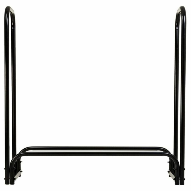 Soporte para Leña Alexandra House Living Negro Hierro 34 x 124 x 124