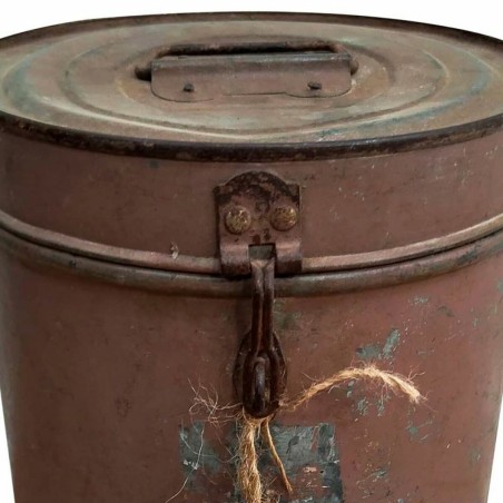 Decorative canister Alexandra House Living Brown Iron Traditional styl
