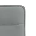 Chaises à manger lot de 2 gris clair tissu