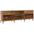 Meuble TV vieux bois 150x30x50 cm bois d'ingénierie