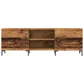 Meuble TV vieux bois 150x30x50 cm bois d'ingénierie