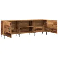 Meuble TV vieux bois 150x30x50 cm bois d'ingénierie