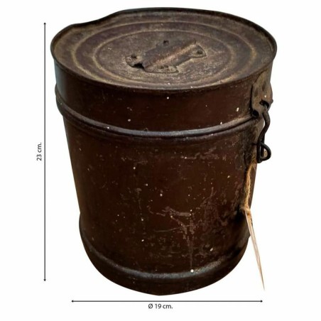 Decorative canister Alexandra House Living Brown Iron Traditional styl