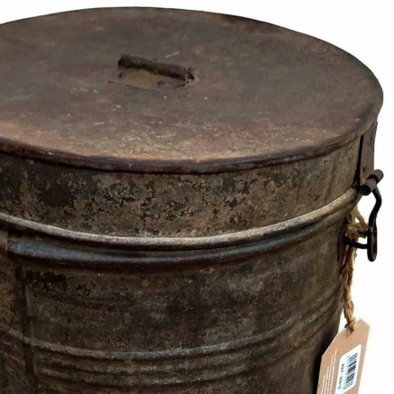 Decorative canister Alexandra House Living Brown Iron Traditional styl 2