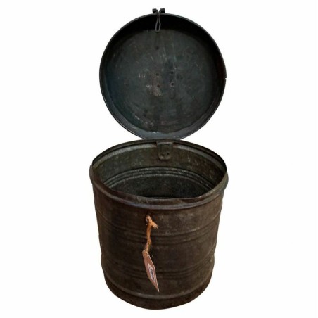 Decorative canister Alexandra House Living Brown Iron Traditional styl