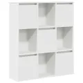 Bibliothèque blanc 89x24x101,5 cm bois d'ingénierie