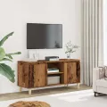 Meuble TV vieux bois 102x35x50 cm bois d'ingénierie