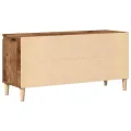 Meuble TV vieux bois 102x35x50 cm bois d'ingénierie