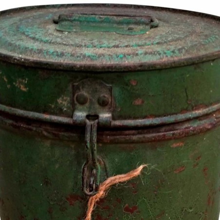 Decorative canister Alexandra House Living Green Iron Traditional styl