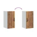 Armoire murale de cuisine Lucca vieux bois bois ingénierie